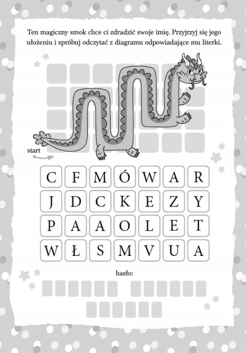 Smoki Zadanka & piaskowanki Malowanie piaskiem ćwiczenia dla dzieci