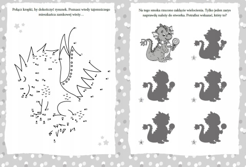 Smoki Zadanka & piaskowanki Malowanie piaskiem ćwiczenia dla dzieci