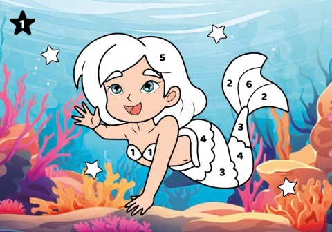 Syrenki Zadanka & piaskowanki Malowanie piaskiem ćwiczenia dla dzieci