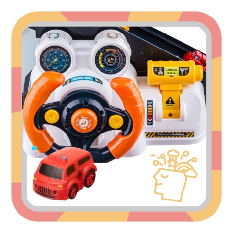 Tor Przeszkód Dla Samochodów Interaktywny Parking Winda Kierownica Auta XXL