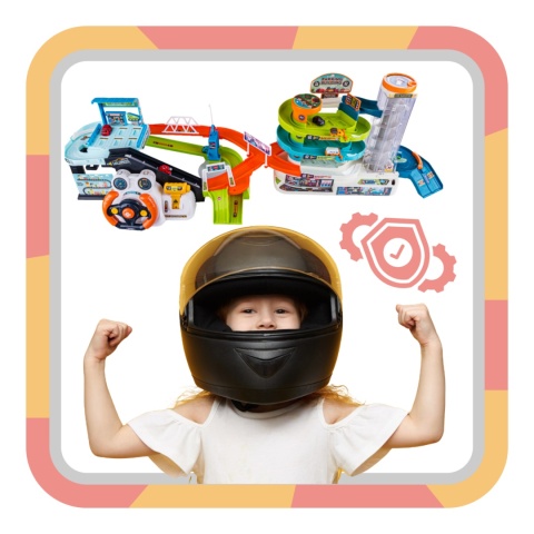 Tor Przeszkód Dla Samochodów Interaktywny Parking Winda Kierownica Auta XXL