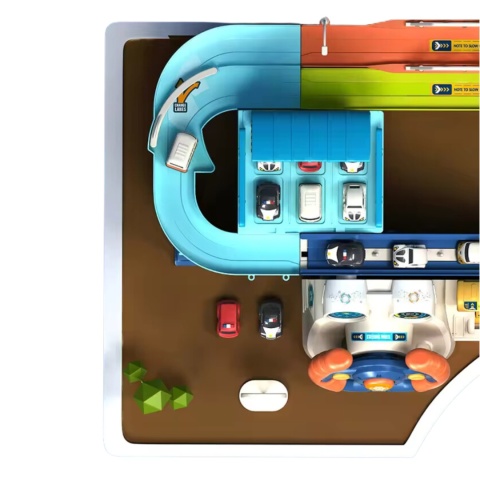 Tor Przeszkód Dla Samochodów Interaktywny Parking Winda Kierownica Auta XXL