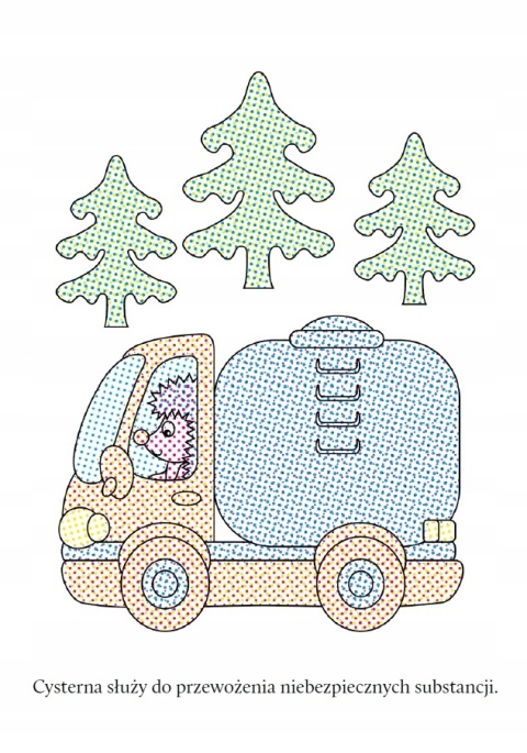 Wyczaruj pojazdy Malowanka wodna Kolorowanka dla dzieci książeczka