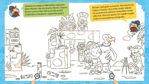 Wyprawa po skarb Rysuję zmazuję bawię się czytam książeczka dla dzieci