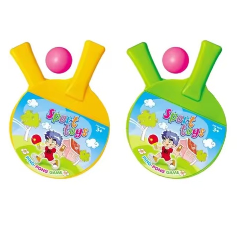 Zestaw MINI Paletek Paletki Rakietki Do Gry Tenis Stołowy Piłeczka Dla Dzieci