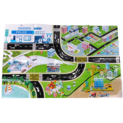 Zestaw Walizka Na Kółkach Plac Budowy Z 5 Autek Miasteczko Akcesoria