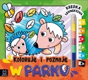 Edukacyjna kolorowanka W parku kredka segmentowa idealna dla przedszkolaków