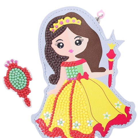 Haft Diamentowy Malowanie Diamentami Zestaw Mozaika 5D Księżniczka