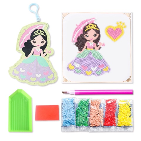 Haft Diamentowy Zestaw Mozaika 5D Malowanie Diamentami Księżniczka