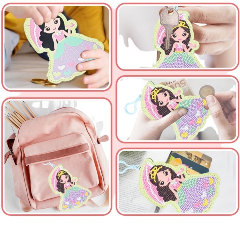 Haft Diamentowy Zestaw Mozaika 5D Malowanie Diamentami Księżniczka