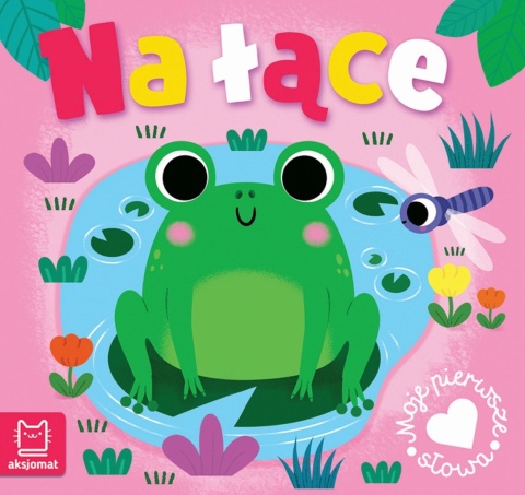 Kartonowa książeczka harmonijka Moje pierwsze słowa Na łące dla dzieci