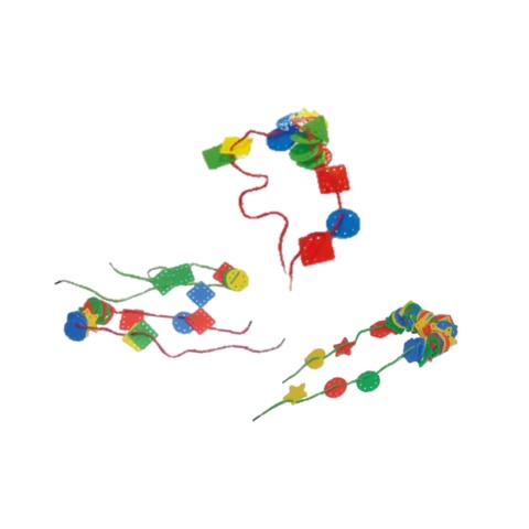 Klocki Geometryczne Do Nawlekania Edukacyjne Kreatywne Dla Dzieci 195 ele
