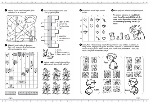 Łamigłówki 365 zadań dla dzieci 8-12 lat Aksjomat krzyżówki labirynty