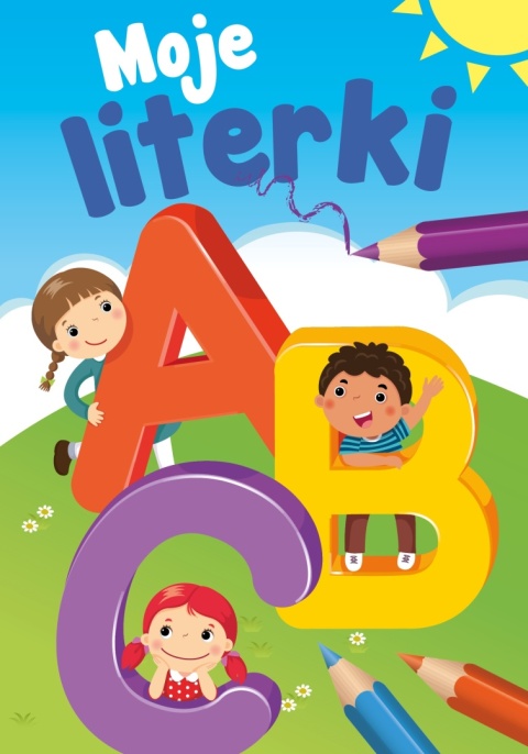 Moje literki Skrzat książeczka edukacyjna nauka pisania alfabetu