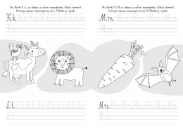 Moje literki Skrzat książeczka edukacyjna nauka pisania alfabetu