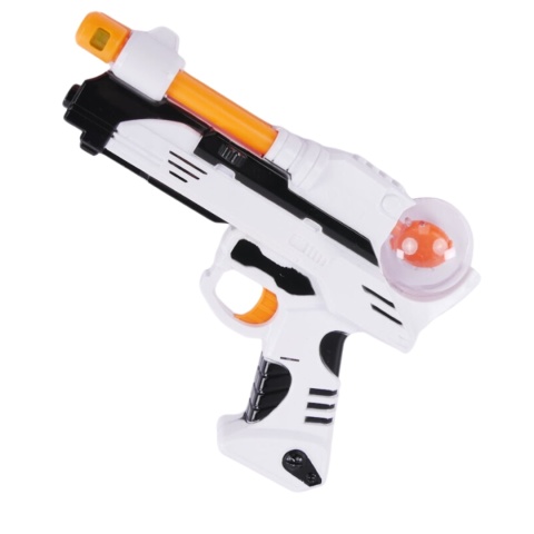 Pistolet Broń Karabin Kosmiczny Świetlny Maska Dyski Zestaw Magiczny