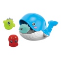 Wieloryb Zestaw Do Kąpieli Figurki Ośmiornica Rybki Zabawka Wodna