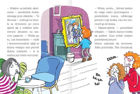 Antek zostaje artystą książeczka dla dzieci 7-9 lat Czytanka Aksjomat