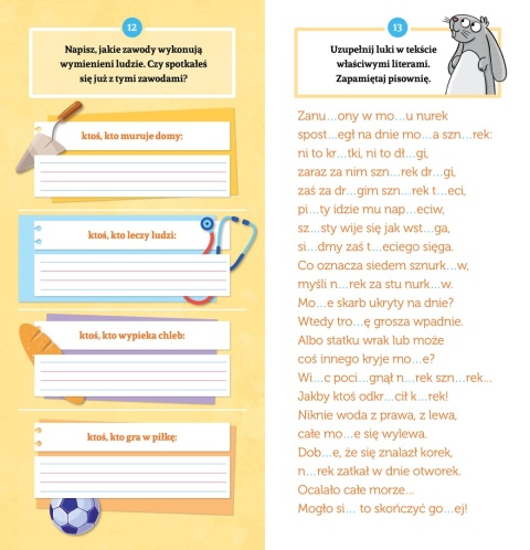 Ćwiczenia ortograficzne dla dzieci Wesoła ortografia klasa 3 Aksjomat