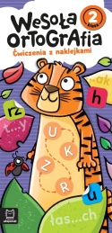 Ćwiczenia z ortografii dla klasy 2 Wesoła ortografia z naklejkami Aksjomat
