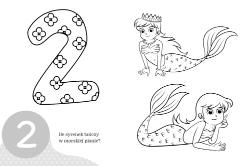 Cyferki kolorowanka dla malucha Malowanka Nauka liczenia dla dzieci Skrzat