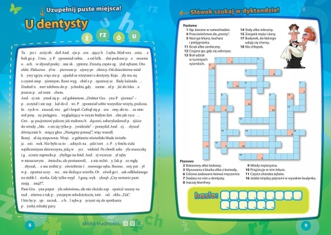 Dyktanda z humorem do klasy 6 ćwiczenia ortograficzne dla dzieci Greg