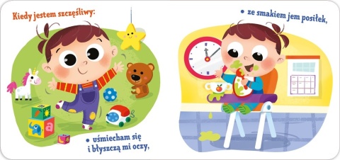 Kiedy jestem szczęśliwy książeczka o emocjach dla malucha Aksjomat