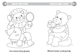 Kolorowanka dla dzieci Bawię się kolorami Malowanka z biedronką Aksjomat