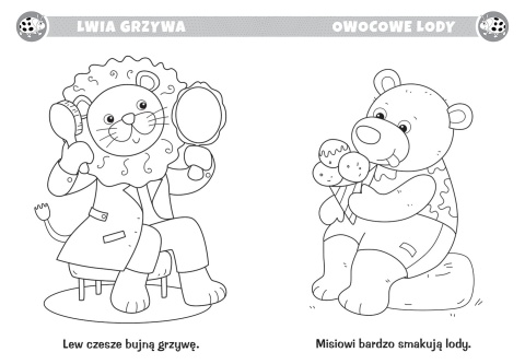 Kolorowanka dla dzieci Bawię się kolorami Malowanka z biedronką Aksjomat