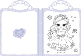 Kolorowanka dla dziewczynek Zaczarowana kredka Suknie Książeczka Aksjomat