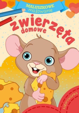 Kolorowanka zwierzęta domowe do kolorowania dla najmłodszych malowanka