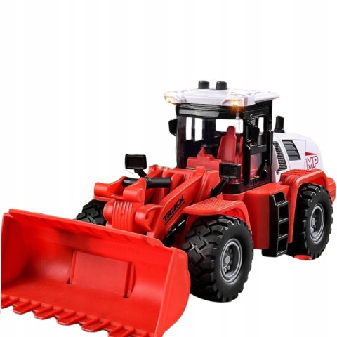 Koparka Pojazd Maszyna Budowlana Efekty Świetlne Dźwiękowe Ruchoma Łyżka