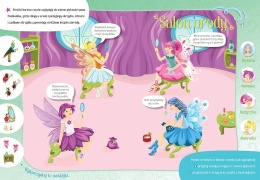 Książeczka Słodkie wróżki z naklejkami nauka przez zabawę dla dziewczynek