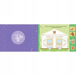 Książeczka kreatywna dla dzieci 5-latek rysuję wycinam naklejam Aksjomat