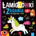 Łamigłówki i zadania 6-latka książeczka edukacyjna labirynty krzyżówki