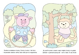 Malowanka wodna dla dzieci Koloruję wodą Zwierzęta lubią Kolorowanka