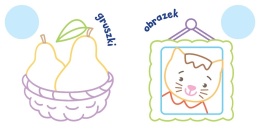 Maluch koloruje i nakleja z kotkiem Gruby obrys Kolorowanka Aksjomat