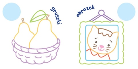 Maluch koloruje i nakleja z kotkiem Gruby obrys Kolorowanka Aksjomat