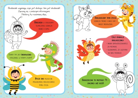 Moja ekologia - edukacyjna książeczka dla małego ekolog nauka dla dzieci