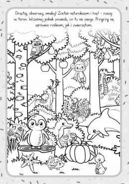 Moja przyroda Edukacyjna książeczka nauka o świecie roślin i zwierząt