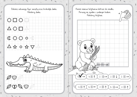 Moje kodowanie książeczka z labiryntami i zagadkami logicznymi dla dzieci