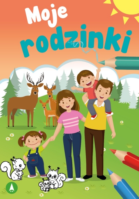 Moje rodzinki książeczka edukacyjna o rodzinie i zwierzętach dla dzieci