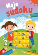 Moje sudoku książeczka dla dzieci edukacyjna ze zwierzątkami dla malucha