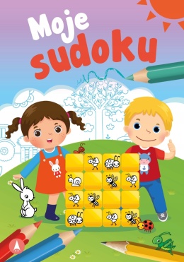 Moje sudoku książeczka dla dzieci edukacyjna ze zwierzątkami dla malucha