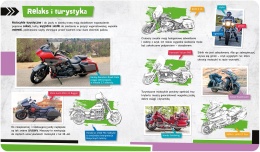 Motocykle album z naklejkami dla dzieci książeczka edukacyjna
