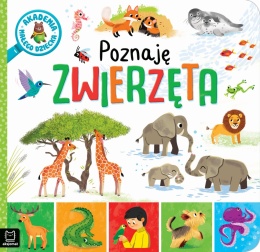 Poznaję zwierzęta kartonowa książeczka edukacyjna dla najmłodszych Aksjomat