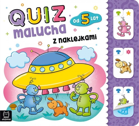 Quiz z naklejkami 5+ nauka i zabawa dla przedszkolaka Aksjomat dla dzieci