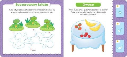 Quiz z naklejkami 5+ nauka i zabawa dla przedszkolaka Aksjomat dla dzieci