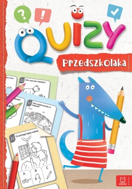 Quizy przedszkolaka książeczka edukacyjna Aksjomat dla dzieci 4-6 lat