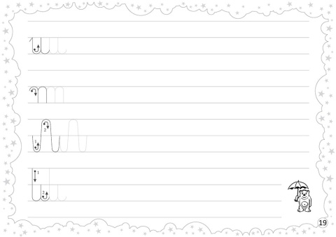 Rysujemy szlaczki ćwiczenia grafomotoryczne przygotowanie do nauki pisania